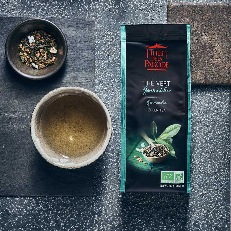 Genmaicha-Tee – Grüner Tee mit Bio-Puffreis | Thés de la Pagode