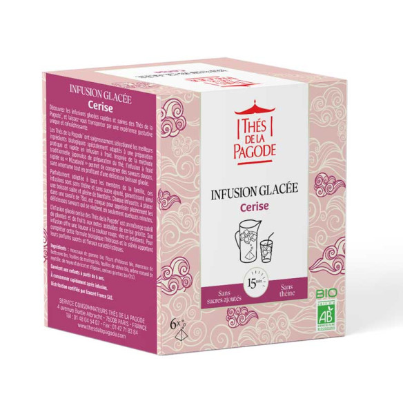 Infusion glacée à la cerise