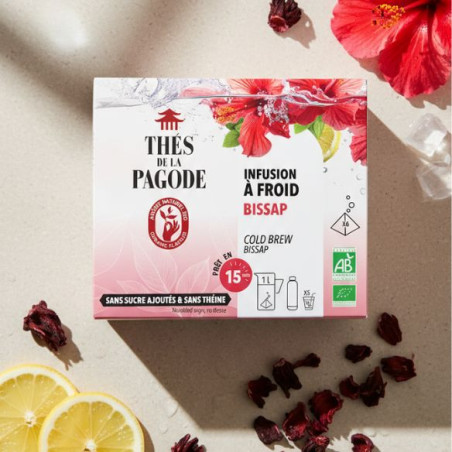 Infusion à froid au Bissap