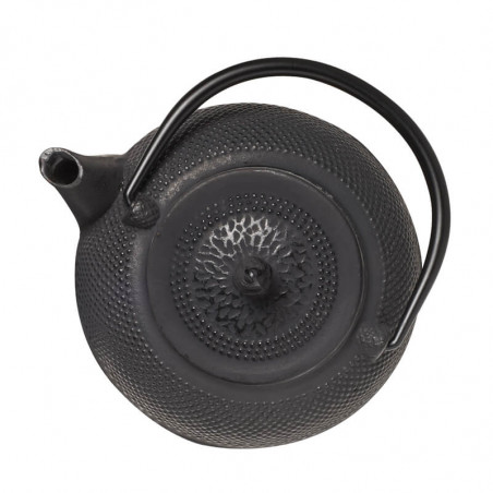 Teekanne Aus Schwarzem Gusseisen