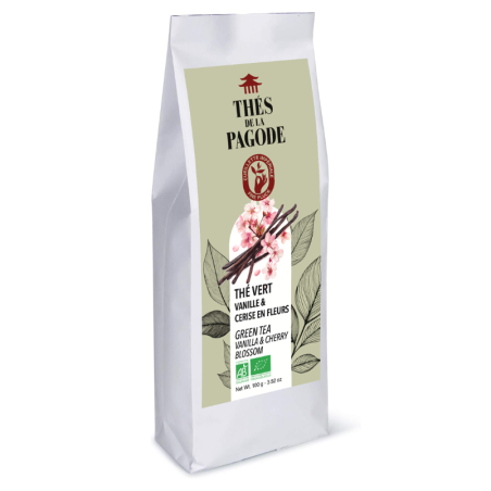 Sencha Green Tea with Vanilla and Cherry Blossom