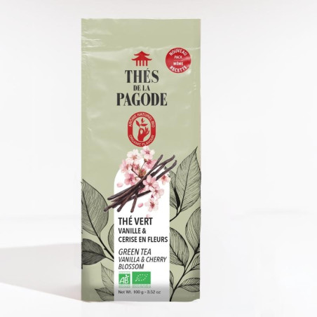 Sencha Green Tea with Vanilla and Cherry Blossom