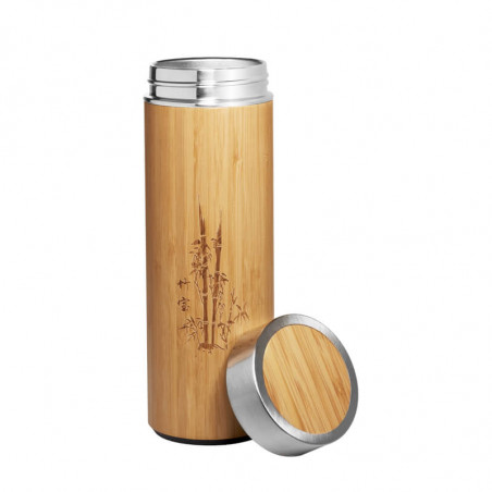 Bamboo Thermos Flask