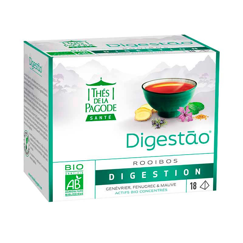 DIGESTAO - pack 18 sachets - Infusion Rooibos bio pour favoriser le confort digestif.