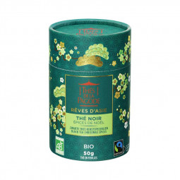 Thé noir "Epices de Noël" - Visuel boite canister 50g