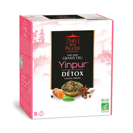 Yinpur - Visuel du packaging de 18 sachets