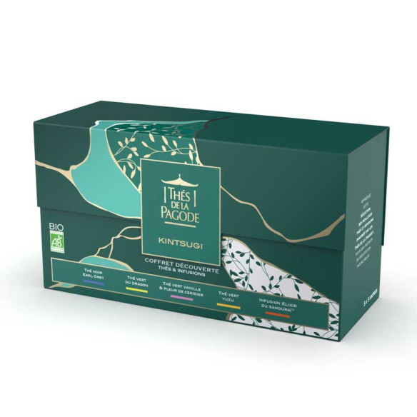Coffret Thés découverte - Collection Kintsugi - Visuel coffret fermé