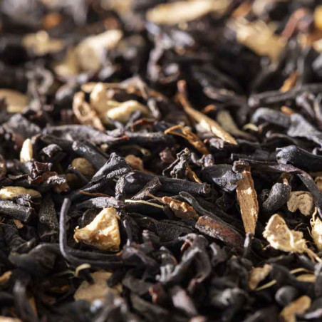 Visuel du blend du thé de Noël Bio - Thé noir bio et fairtrade aux épices et vanille bio - Thés de la Pagode