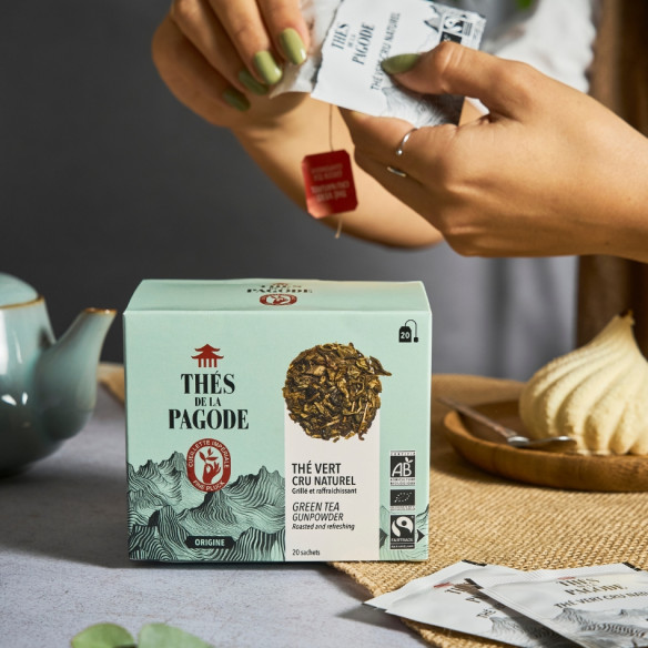 Thé vert bio cru naturel