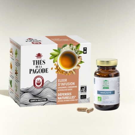 Lot immunité : infusion + complément alimentaire
