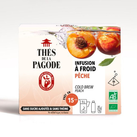 Infusion glacée à la pêche