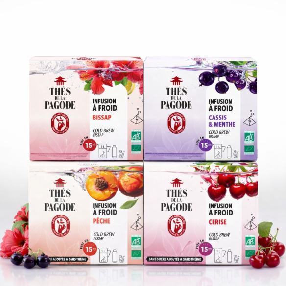 Lot de 4 infusions glacées