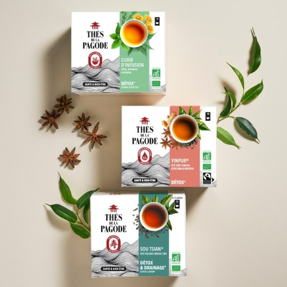 Lot détox thés et infusion bio