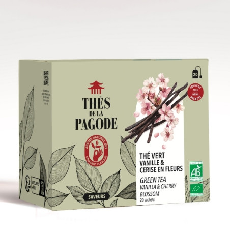 Thé Vert Vanille & Fleur de Cerisier