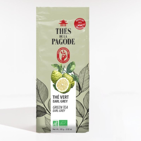 Thé vert bio, fraîcheur de bergamote