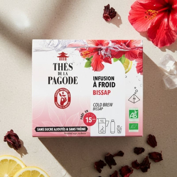 Infusion glacée au Bissap