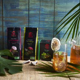 Thé vert litchi coco - Visuel lifestyle