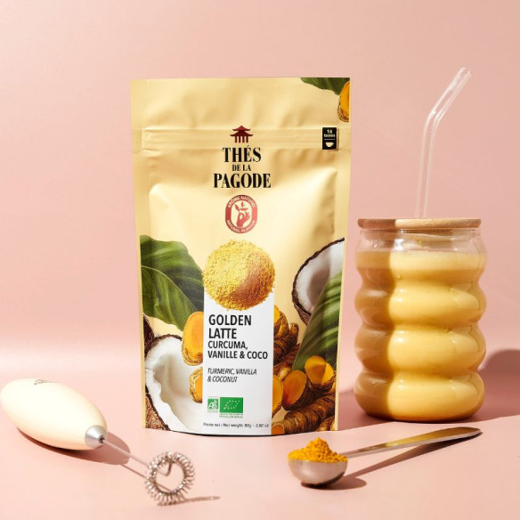 Pack Golden Latte & Accessoires