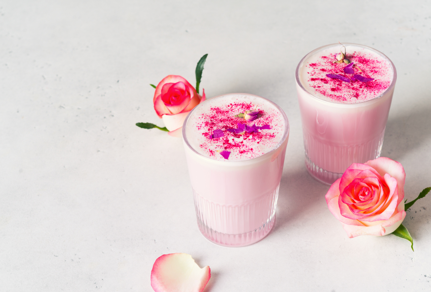 La recette du pink latte